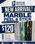 Marble Peel and Stick Assorted Colors