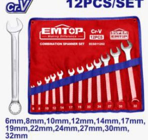 12pc Spanner Set